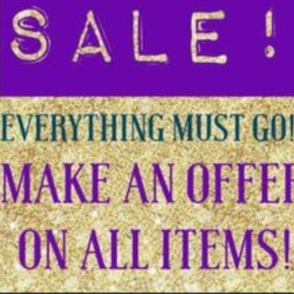 Moving sale